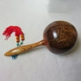 thumbnail image 2 of Coconut Shell Painted Maraca Shaker Hammer Rattle Toy for Music Instrument Lovers, 2 of 8