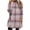 BB-Pink, variant on QIUOMBBP Sweatshirt for Women Fleece Long Sleeve Pullover Tops with Pockets Christmas Plaid Tunic Tops Loungewear, Khaki, M