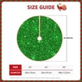 thumbnail image 4 of Bingfone Christmas Tree Skirt Mat Christmas Decoration Interior 48"-Green Glitter, 4 of 8