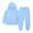 Sky Blue, variant on Girls Boys 2 Piece Tracksuit Athletic Sweatsuits Set Hoodie Sweatshirt and Jogger Sweatpants Clothing Sets for Kids