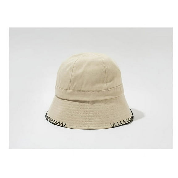 COCOpeaunt Fashion Cotton Summer Bucket Hat Fishing Cap Soild Foldable Hiking Hat Hip-Hop Street Waterproof Panama for Women Lady Cap Gift