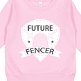 thumbnail image 3 of Inktastic Fencing Future Fencer Sports Toddler Sweatshirt, 3 of 4
