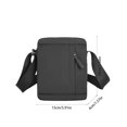 thumbnail image 2 of Waterproof Fashion Sling Bag, Large Capacity Crossbody Pack, Lightweight Fabric Design, For Travel/Office, Durable Water-Resistant Material, Convenient Front Access, Urban Commuter Gear, Eve, 2 of 8