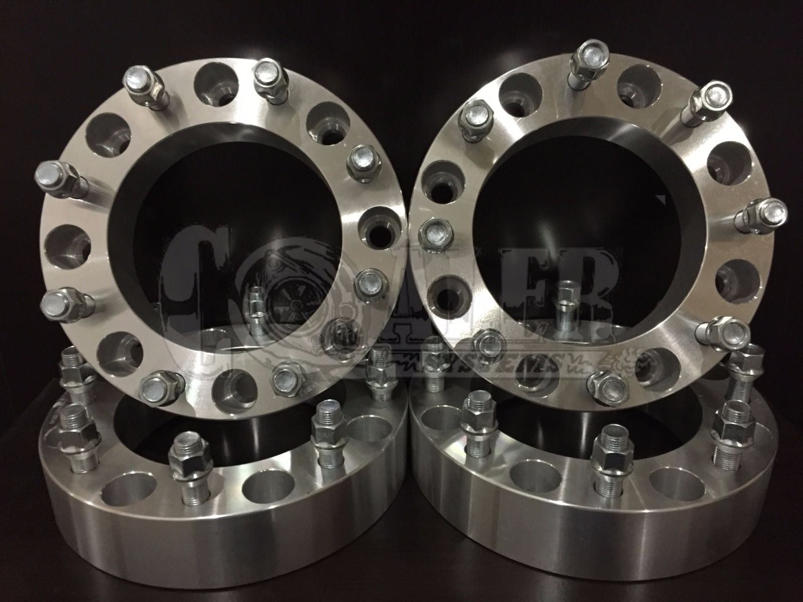 4 Wheel Adapters Spacers 8x6.5 2" inch 9/16" Studs Dodge Ram 2500