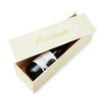 thumbnail image 3 of Twine Starlight Single Wooden Wine Box with Sliding Lid, Wine Gift Box, 3 of 4