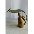 thumbnail image 6 of Aluminum Rabbit Bird and Leaf Bird Feeder for Your Garden Decor 14" x 8" x 13"H, 6 of 11