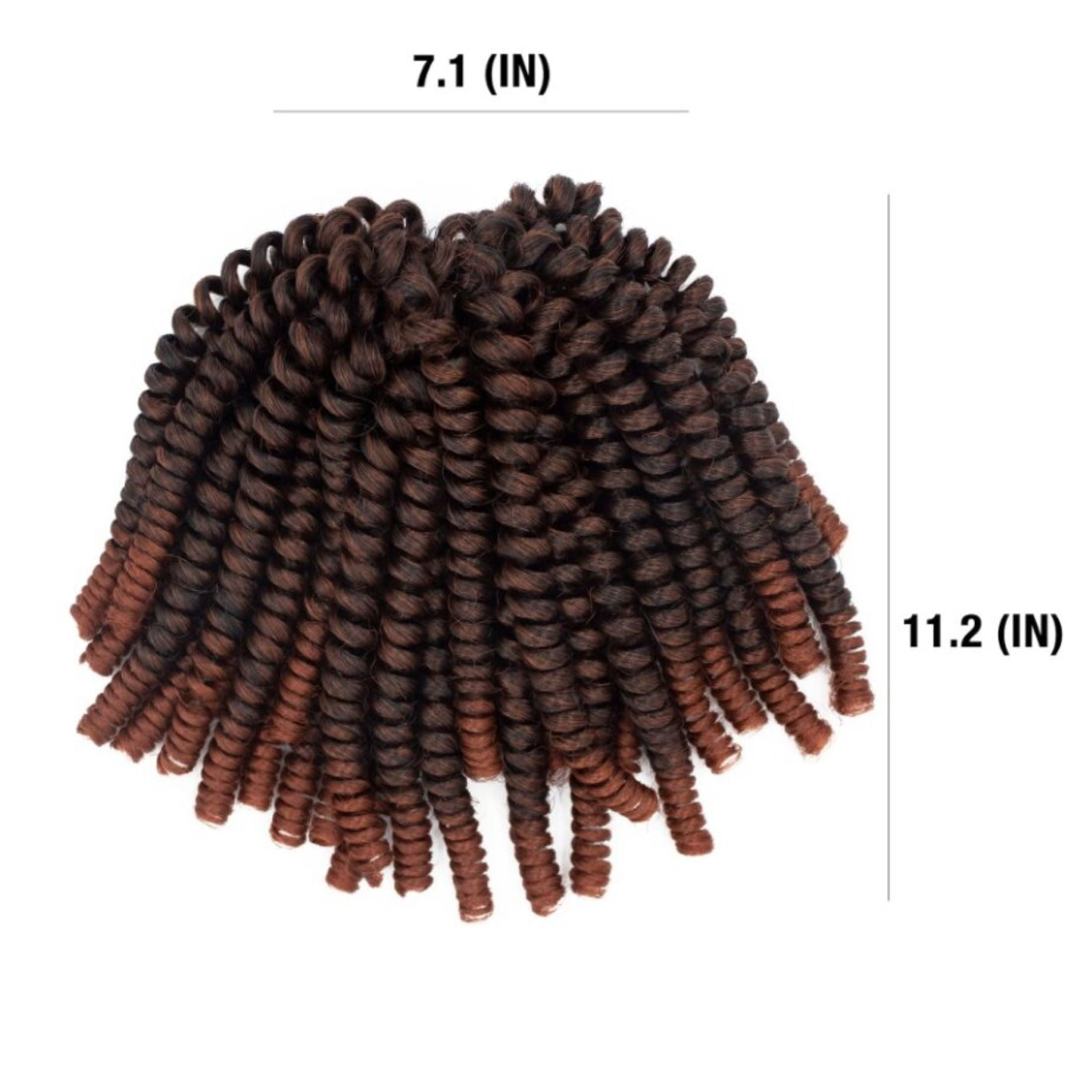 (2 pack) Darling Spring Twist Crochet Hair 2X Pack, 24 inch, #1/350, Female, Adult
