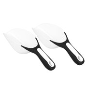 NICEXMAS 2Pcs Multi Function Plastic Scoops for Household Kitchen Use with Comfortable Grip in Multi Color
