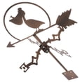 thumbnail image 5 of Lanytaeo Stainless Steel Outdoor Weathervane Yard Weathervane Yard Decorative Weathervane Metal Garden Stake Metal Vane Farmhouse Weather Vane Roof Mount, 5 of 8