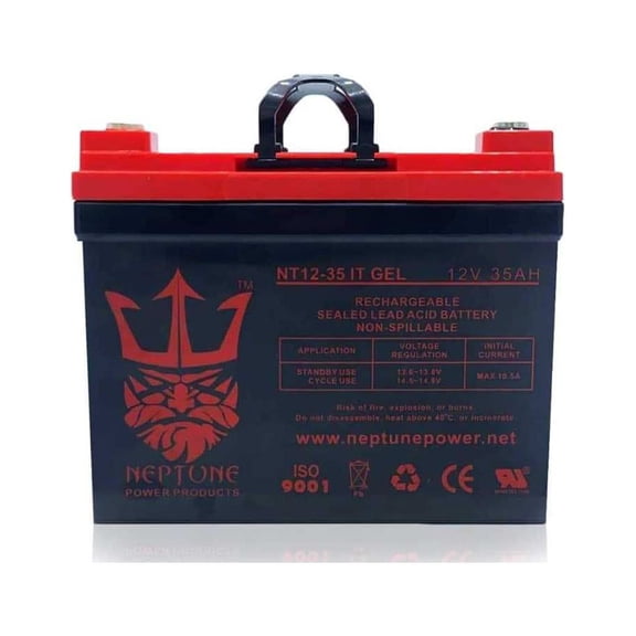 Neptune 12V 35AH GEL Rechargeable SLA Deep Cycle AGM Battery Replace 12 Volt 33AH, 34AH, 36AH