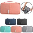 thumbnail image 2 of Travel Passport Holder Splash-proof Document Organizer Bag Passport Wallet, 2 of 10