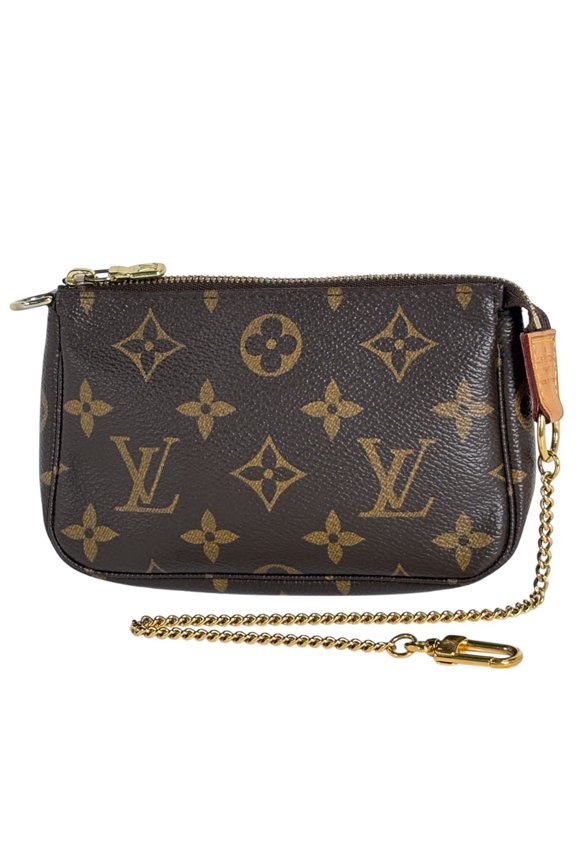 Pre-Owned Louis Vuitton Mini Pochette Accessoires Makeup Cosmetics Accessory Pouch Monogram...