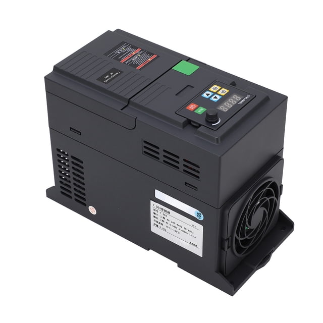 Vector Convertisseur de Fréquence, 3 Phase à Fréquence Variable Entraînement de Protection Haute Chaleur SMD Conception Ignifuge ABS avec RS485 pour Contrôle Moteur