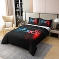 thumbnail image 2 of Gamer Duvet Cover,Gaming Comforter Cover Full,Cool Games Gamepad Bedding Set Teen Game Room Decor Bed Cover,Video Game Controller (No Comforter), 2 of 7