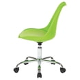 thumbnail image 3 of Pemberly Row Chaise de Bureau avec Base Pneumatique Chromée Verte, 3 of 9