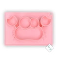 thumbnail image 2 of Plato Silicón Cangrejo P/ Niños Bebés Rosa Antiderrapante Billu Billu PS-CANROSA, 2 of 2