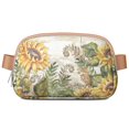 thumbnail image 1 of Farmhouse Floral Sunflower Print Work Bag - Adjustable Strap for Customized Fit, 1 of 4
