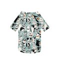 thumbnail image 5 of Dog Sweatshirt, Lightweight Animal Print, Sky Blue XXL Size, 1 Piece Pet T-Shirt for Large Breed Dogs, Casual Daily Wear Outdoor Walking Comfortable Pet Apparel, 5 of 5