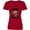 Red, variant on Inktastic Dog Boxer Squad Women's V-Neck T-Shirt