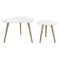 thumbnail image 3 of Safavieh Saffron Split Coffee Table, White, 3 of 8