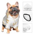 thumbnail image 5 of Yiaed Wheat Print Dog Hoodie Security Pet Dog Costume Pets Dog Hoodie Sweatshirt with Pocket for Small Dogs-Large, 5 of 5