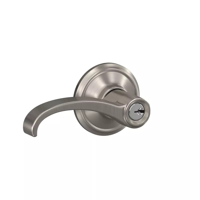 Schlege F51A ACC Accent Keyed Entry Satin Nickel-New In Box-Free Shipping 