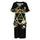 thumbnail image 3 of Vestido de fiesta adecuado para mujer, vestido de noche de poliéster verde D20 elegante, tamaño RPG, dados, 3 of 6