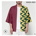 thumbnail image 1 of Ropa para adultos y niños con estampado de Anime Ghost Extermination Blade Demon Slayer, cárdigan tipo capa tipo kimono, color carbón Lang You Bean, 1 of 3