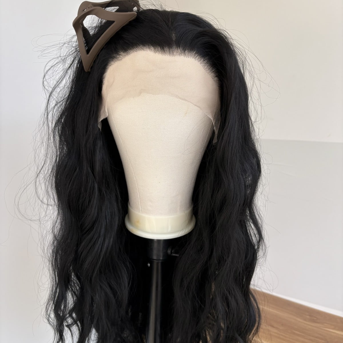 MISSWEN Long Synthetic Wigs Lace Front Wigs 26 inch Daily Wear Black HD Lace Full Head Fashion