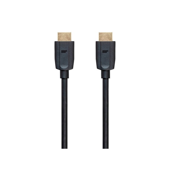 Monoprice 8K HDMI Cable - 3 Feet - Black (3 Pack) Ultra High Speed, 8K@60Hz, Dynamic HDR, 48Gbps, eARC, UHDTV, AMD FreeSync, Compatible with PS 5 / PS 5 Digital Edition / Xbox Series X & S and More -
