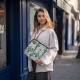 thumbnail image 6 of FORMRS 15"-15.6" Laptop Sleeve Protective Case Soft Carrying Quilted Computer Bag Cover, Blue Blossom, 6 of 7