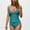 01 Green, variant on Feimerou One Piece Swimsuit for Women Sexy Spaghetti Strap V Neck Bathing Suits Tummy Control High Waisted Front Ruched Swimwear