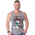 thumbnail image 5 of The Smurfs Cool Kanji Stay Hungry Tank Top T Shirts Men Women Brisco Brands S, 5 of 6