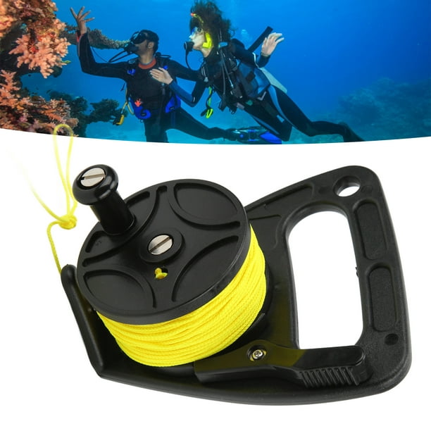 Portable Diving Handle Reel, 46m / 150.9ft Dive Reel Kayak Anchor