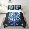 Wolf Bedding Queen Size 7pcs For Kids Boys Girls Kawaii White Jungle