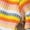 Orange, variant on New T Shirt Women Rainbow Striped Tops Slim Fit t shirt Harajuku Tshirt Summer Short Sleeve Korean T-shirt feminina Clothes Tops
