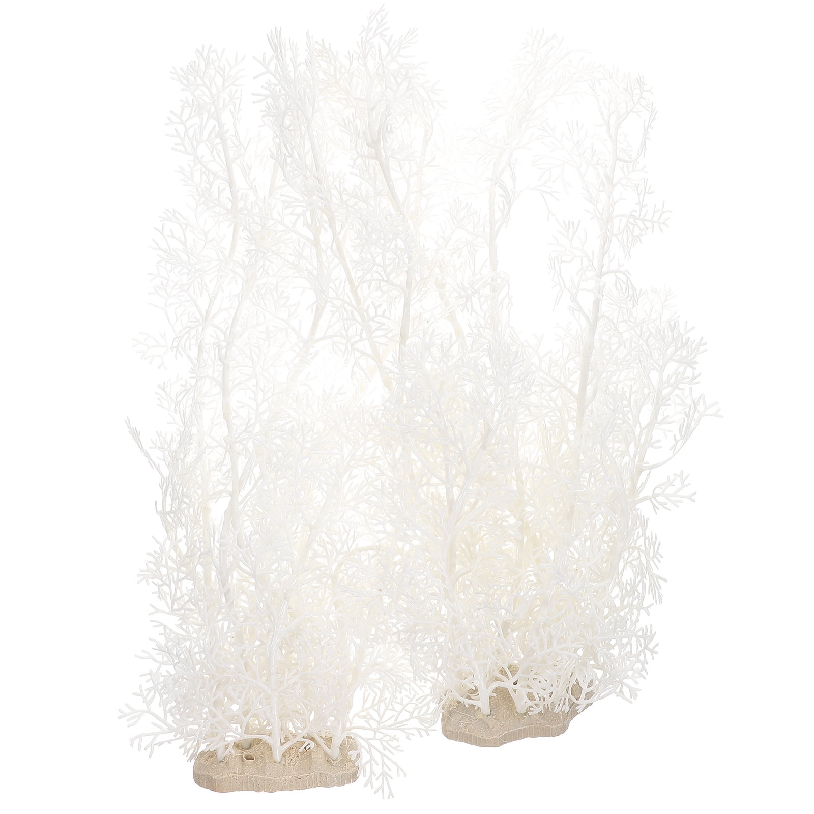 2Pcs Aquarium Plants Plant For Fish Tank Aquarium Decorations Plastic Fish Plants Water Tanks Plant