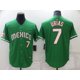 thumbnail image 1 of Nueva Llegada Camiseta De Béisbol Ml Copa Del Mundo De Nuevo México Talla 7 Para La Verano 2023 Verde Azul Alta Calidad Gao Jiahui unisex, 1 of 2