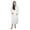White, variant on Skylinewears Women's Luxury Terry Cotton Hooded Spa Robe Ultra-Soft Comfortable Bathrobe, Size Large