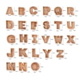 thumbnail image 4 of Twenty-Six English Alphabet Piggy Bank 26-letter Personalized Wooden Coin Money Saving Box Customized Own Name Stickers Exquisite Home Desktop Decor Ornaments, 4 of 8