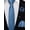 Blue, variant on Maroon Skinny Ties for Men Silk Satin Slim Necktie and Pocket Square Lapel Pin Set Handkerchief Wedding Casual Formal 2.4"