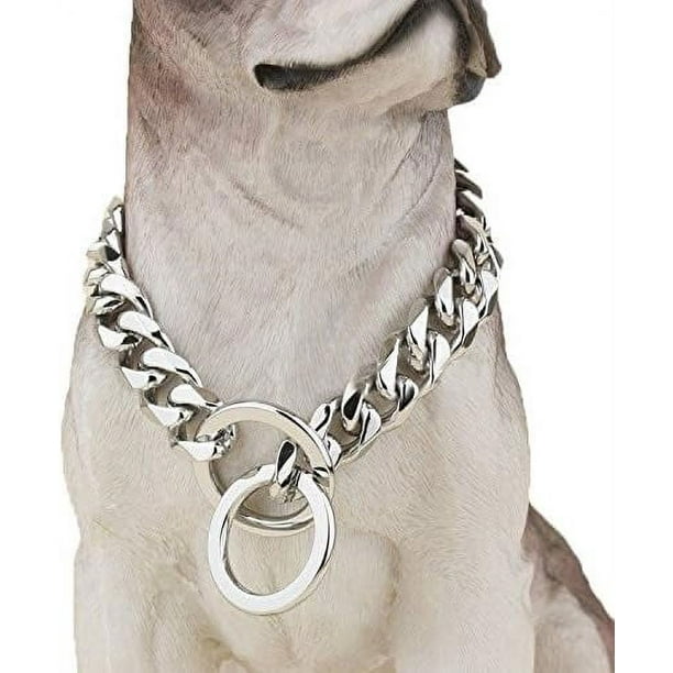 Heavy chain dog collar hotsell