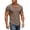 Khaki, variant on Mens T shirts Crew Neck Short Sleeve Solid Color Loose Basic Tee Tshirt