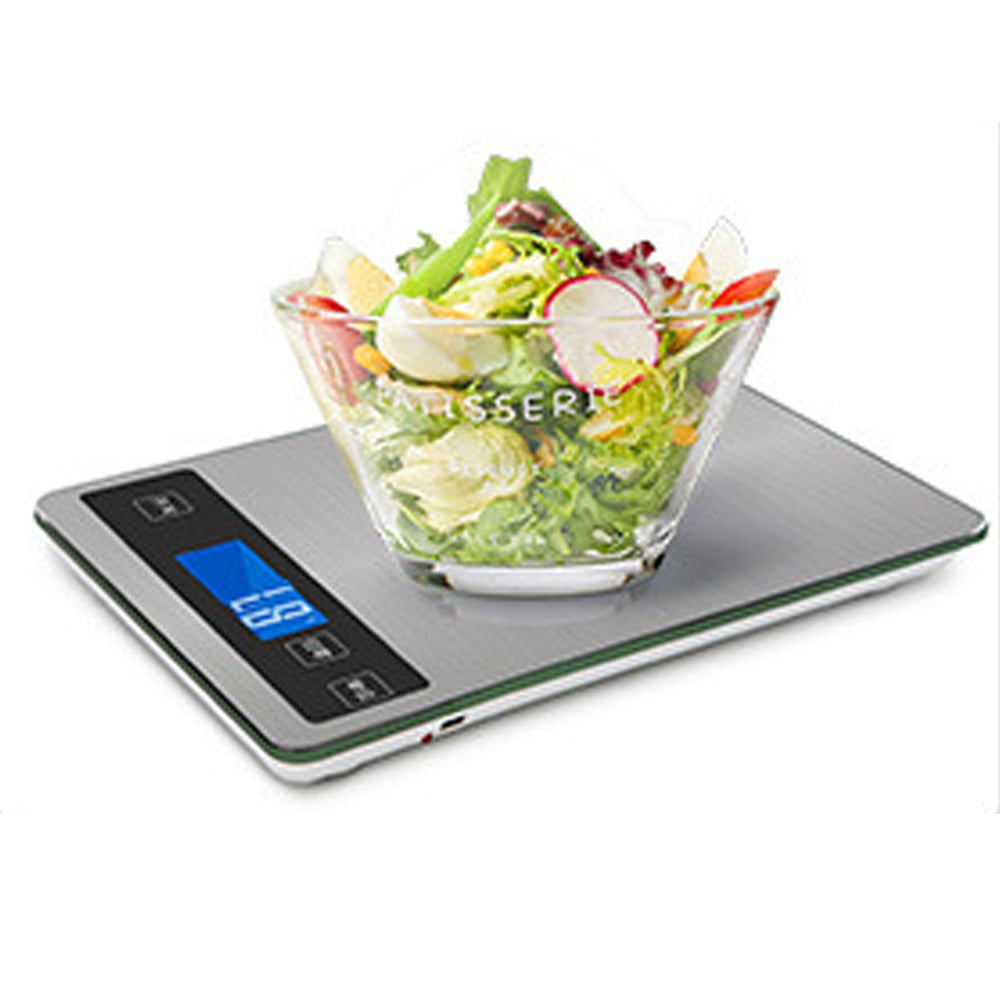 Digital Kitchen Food Scale, Multifunction Capacity 22lbs(10kg), Size: One size, Silver