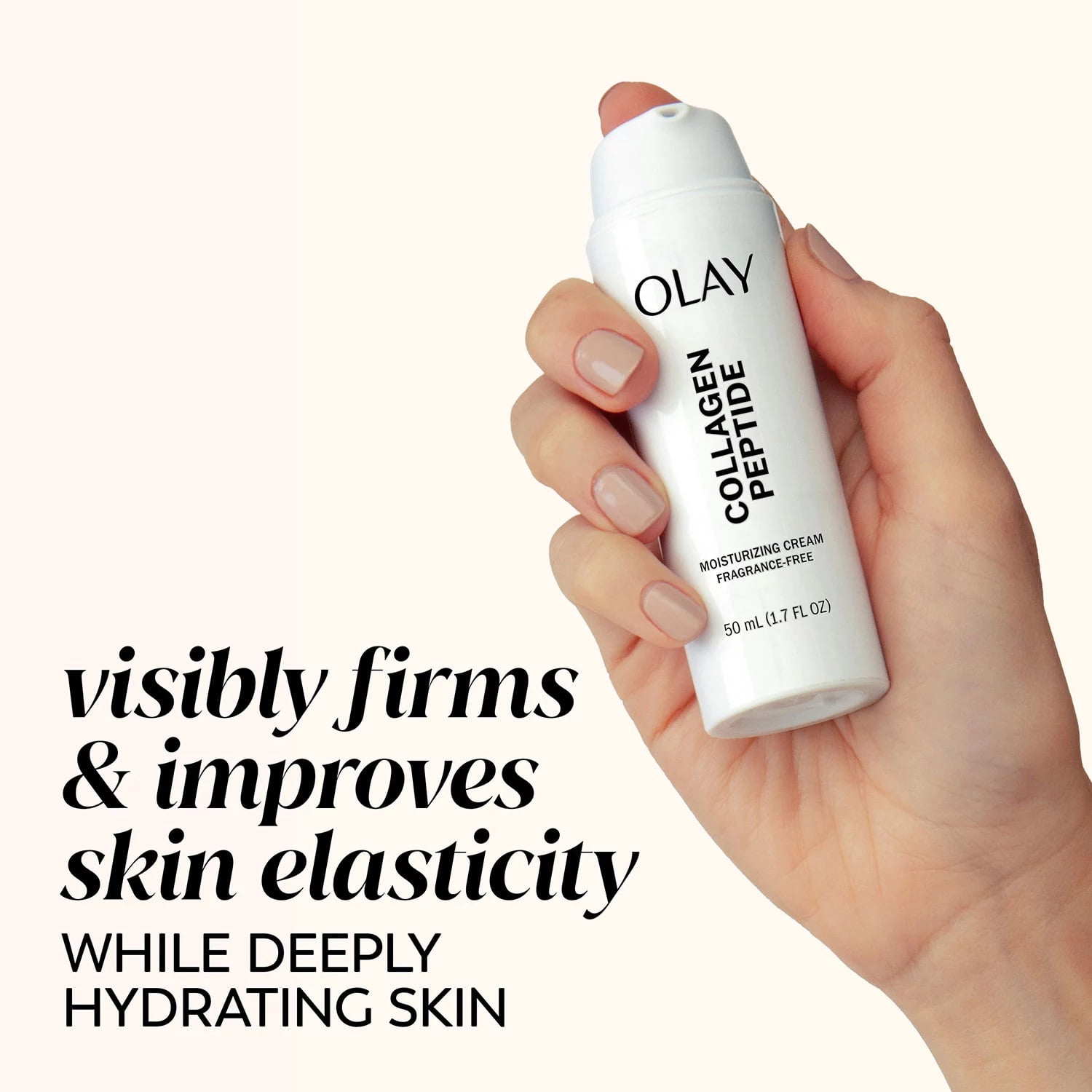 Olay Collagen Peptide Facial Moisture Cream, 1.7 Fluid Ounce (Pack of 2)