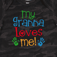 thumbnail image 4 of Inktastic Granna Loves Me Grandkid Boys or Girls Baby Bodysuit, 4 of 5