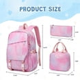thumbnail image 5 of Laptop School Bag Backpack，Fashion Lightweight Travel Shoulder Bookbags，Primary School Season Gift 3 PCS, 5 of 5