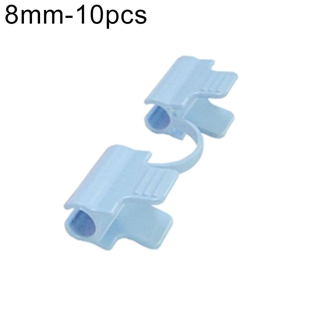 10Pcs Garden Greenhouse Film Cover Support Rod Clamps Sunshade Net Fixing Clips 