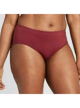 Women's Seamless Hipster Underwear - Auden Coral Spacedye XL