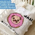 thumbnail image 2 of Yibo Funny Quote Dog Pickles Blanket Flannel Soft and Comfortable Anti-static Bed Sofa Blanket, 2 of 7